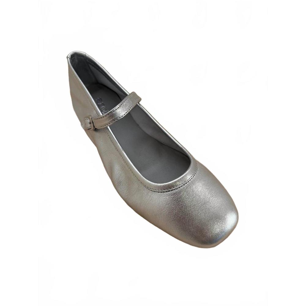 NEW REQINS women's honor sandal in metallic cc silver babies